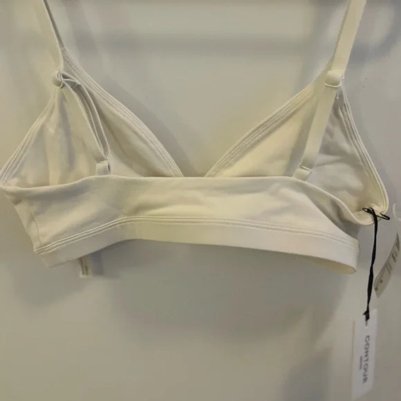 Aritzia Original Contour Triangle Bralette – White – NWT - Picture 4 of 5